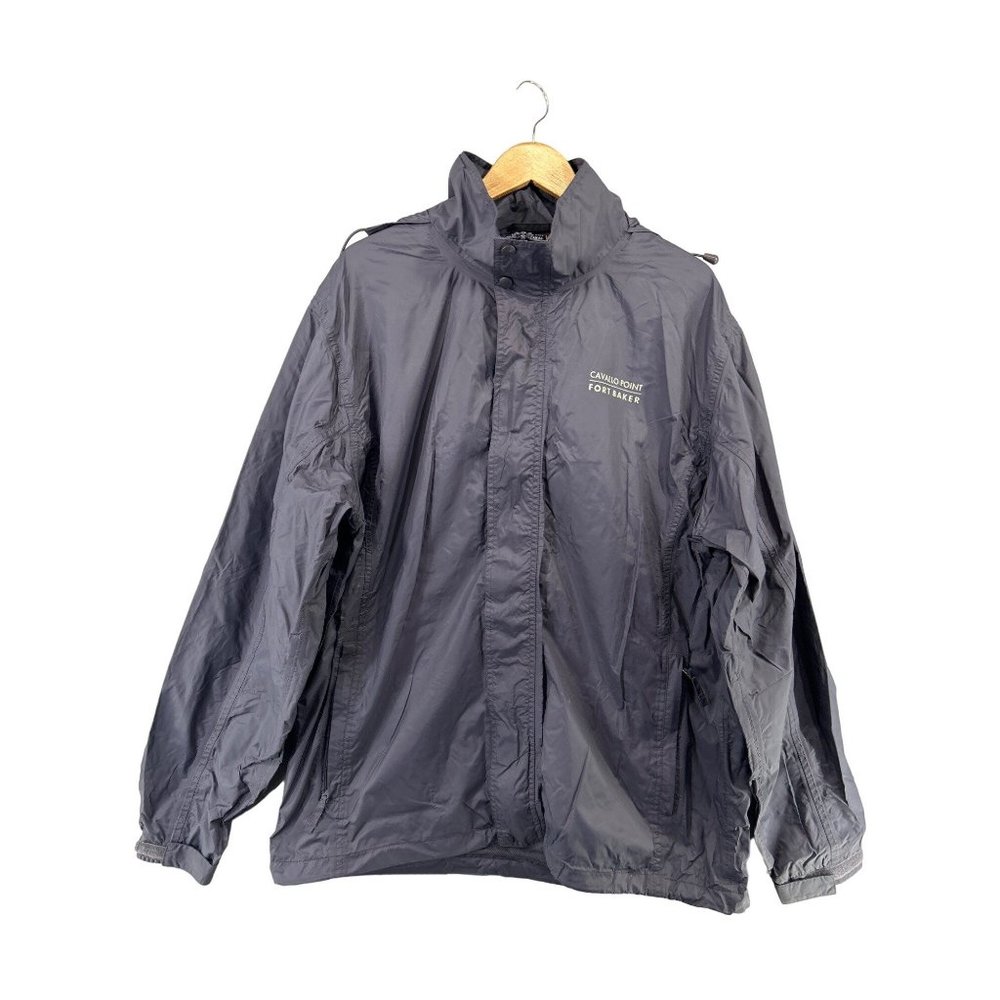Golden Gate National Parks Conservancy Full Zip Hooded Windbreaker Men's XL EUC